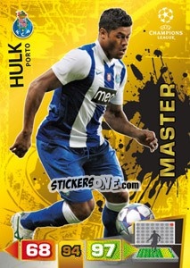 Cromo Hulk - UEFA Champions League 2011-2012. Adrenalyn XL - Panini