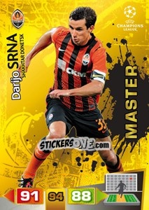 Sticker Darijo Srna - UEFA Champions League 2011-2012. Adrenalyn XL n. 349 - Panini