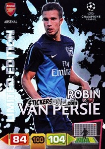 Sticker Robin van Persie - UEFA Champions League 2011-2012. Adrenalyn XL - Panini