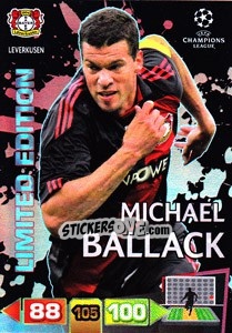 Sticker Michael Ballack - UEFA Champions League 2011-2012. Adrenalyn XL - Panini