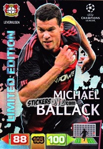 Sticker Michael Ballack - UEFA Champions League 2011-2012. Adrenalyn XL n. LE9 - Panini