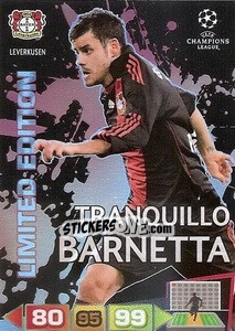 Figurina Tranquillo Barnetta - UEFA Champions League 2011-2012. Adrenalyn XL - Panini