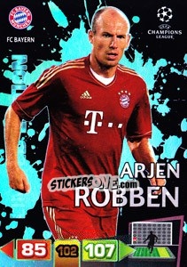 Sticker Arjen Robben - UEFA Champions League 2011-2012. Adrenalyn XL n. LE13 - Panini