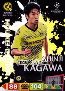 Sticker Shinji Kagawa - UEFA Champions League 2011-2012. Adrenalyn XL - Panini