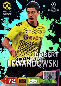 Sticker Robert Lewandowski - UEFA Champions League 2011-2012. Adrenalyn XL - Panini