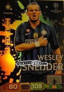 Sticker Wesley Sneijder - UEFA Champions League 2011-2012. Adrenalyn XL n. LE22 - Panini