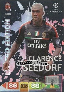 Sticker Clarence Seedorf - UEFA Champions League 2011-2012. Adrenalyn XL n. LE31 - Panini