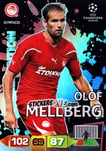 Sticker Olof Mellberg - UEFA Champions League 2011-2012. Adrenalyn XL n. LE35 - Panini