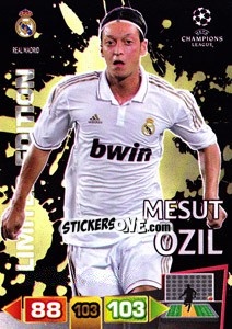 Sticker Mesut Özil - UEFA Champions League 2011-2012. Adrenalyn XL n. LE39 - Panini
