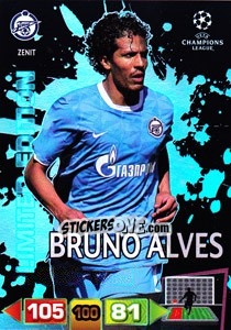 Sticker Bruno Alves - UEFA Champions League 2011-2012. Adrenalyn XL n. LE42 - Panini