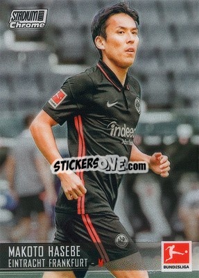 Sticker Makoto Hasebe - Stadium Club Chrome Bundesliga 2021-2022 - Topps