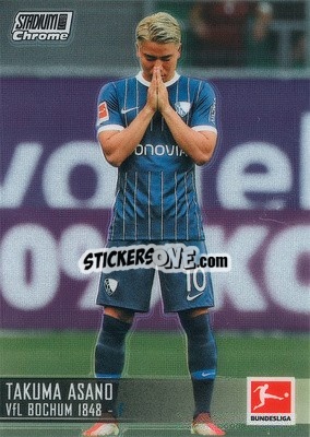 Sticker Takuma Asano - Stadium Club Chrome Bundesliga 2021-2022 - Topps