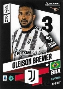 Sticker Gleison Bremer - Calciatori 2022-2023 - Panini