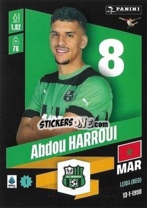 Figurina Abdou Harroui - Calciatori 2022-2023 - Panini