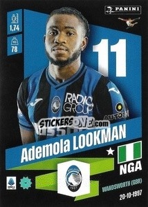 Sticker Ademola Lookman - Calciatori 2022-2023 - Panini