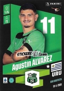 Figurina Agustín Álvarez - Calciatori 2022-2023 - Panini