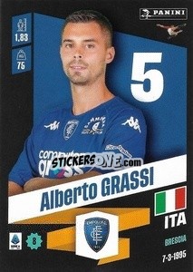 Figurina Alberto Grassi - Calciatori 2022-2023 - Panini