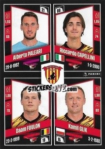 Sticker Alberto Paleari / Riccardo Capellini / Daam Foulon / Kamil Glik - Calciatori 2022-2023 n. 566 - Panini