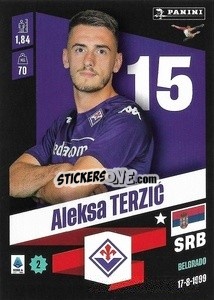 Cromo Aleksa Terzić - Calciatori 2022-2023 - Panini