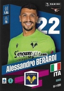 Cromo Alessandro Berardi - Calciatori 2022-2023 - Panini