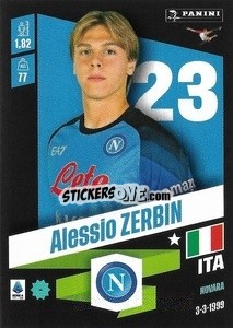 Sticker Alessio Zerbin - Calciatori 2022-2023 - Panini