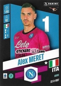 Figurina Alex Meret - Calciatori 2022-2023 - Panini