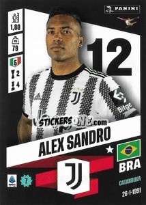 Figurina Alex Sandro - Calciatori 2022-2023 - Panini