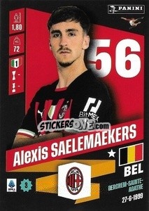 Figurina Alexis Saelemaekers - Calciatori 2022-2023 - Panini