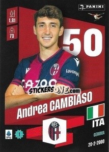 Figurina Andrea Cambiaso - Calciatori 2022-2023 - Panini