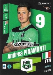Sticker Andrea Pinamonti - Calciatori 2022-2023 - Panini