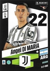 Sticker Ángel Di María - Calciatori 2022-2023 - Panini