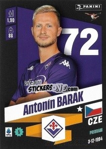 Figurina Antonín Barák - Calciatori 2022-2023 - Panini