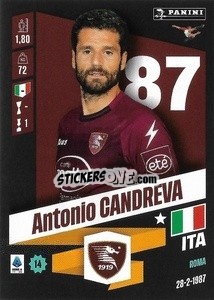 Cromo Antonio Candreva - Calciatori 2022-2023 - Panini