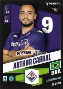 Figurina Arthur Cabral - Calciatori 2022-2023 - Panini