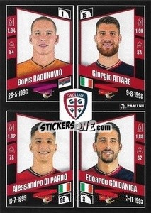 Cromo Boris Radunović / Giorgio Altare / Alessandro Di Pardo / Edoardo Goldaniga - Calciatori 2022-2023 - Panini