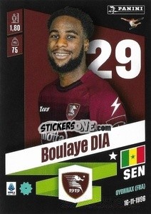 Figurina Boulaye Dia - Calciatori 2022-2023 - Panini