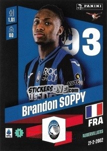 Figurina Brandon Soppy - Calciatori 2022-2023 - Panini