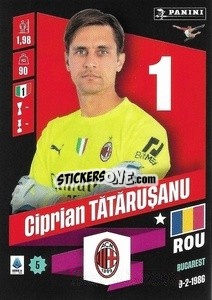 Sticker Ciprian Tătărușanu - Calciatori 2022-2023 - Panini