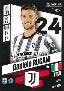 Sticker Daniele Rugani - Calciatori 2022-2023 - Panini