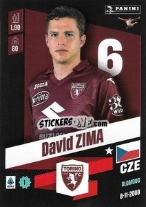 Sticker David Zima - Calciatori 2022-2023 - Panini