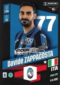 Sticker Davide Zappacosta - Calciatori 2022-2023 - Panini