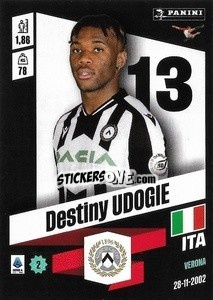 Cromo Destiny Udogie - Calciatori 2022-2023 - Panini