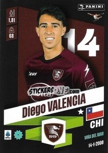 Cromo Diego Valencia