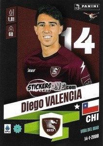 Cromo Diego Valencia - Calciatori 2022-2023 - Panini