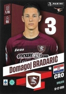 Cromo Domagoj Bradarić - Calciatori 2022-2023 - Panini