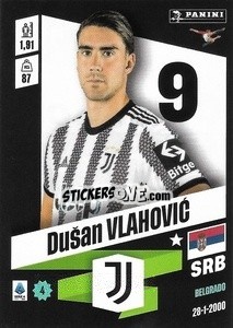 Figurina Dušan Vlahović - Calciatori 2022-2023 - Panini