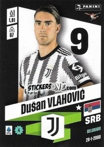 Sticker Dušan Vlahović - Calciatori 2022-2023 n. 214 - Panini