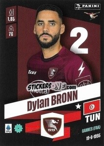 Figurina Dylan Bronn - Calciatori 2022-2023 - Panini