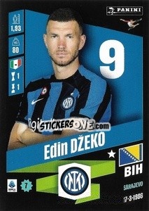 Sticker Edin Džeko - Calciatori 2022-2023 n. 189 - Panini