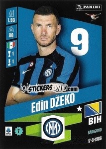 Figurina Edin Džeko - Calciatori 2022-2023 - Panini